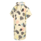 Mystic - Poncho Velours AOP - Pastel Yellow